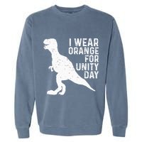 Unity Day Orange Unity Day Dinosaur Garment-Dyed Sweatshirt