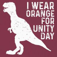 Unity Day Orange Unity Day Dinosaur 16oz Travel Tumbler