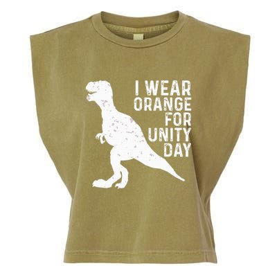 Unity Day Orange Unity Day Dinosaur Garment-Dyed Women's Muscle Tee