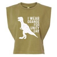 Unity Day Orange Unity Day Dinosaur Garment-Dyed Women's Muscle Tee