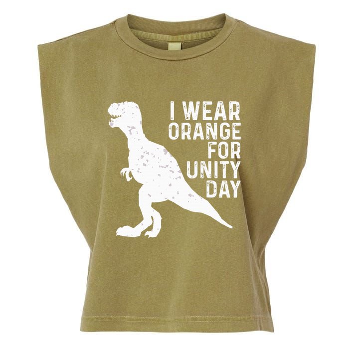 Unity Day Orange Unity Day Dinosaur Garment-Dyed Women's Muscle Tee