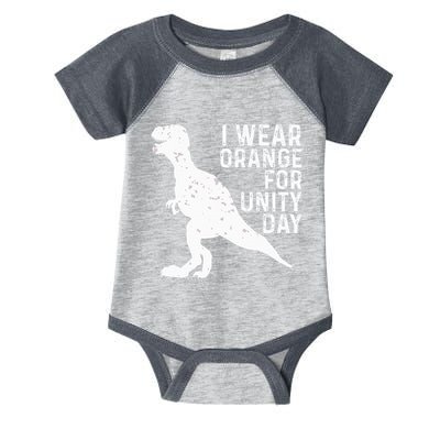 Unity Day Orange Unity Day Dinosaur Infant Baby Jersey Bodysuit