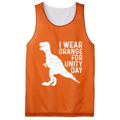 Unity Day Orange Unity Day Dinosaur Mesh Reversible Basketball Jersey Tank
