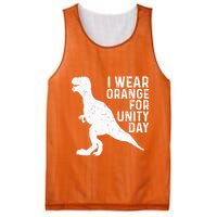 Unity Day Orange Unity Day Dinosaur Mesh Reversible Basketball Jersey Tank