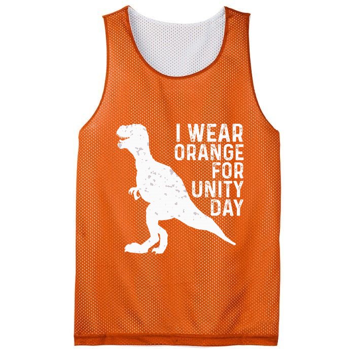 Unity Day Orange Unity Day Dinosaur Mesh Reversible Basketball Jersey Tank