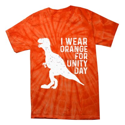 Unity Day Orange Unity Day Dinosaur Tie-Dye T-Shirt