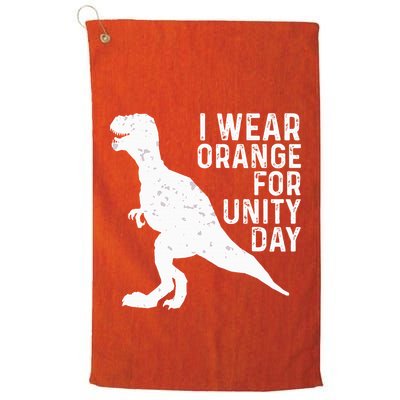 Unity Day Orange Unity Day Dinosaur Golf Towel
