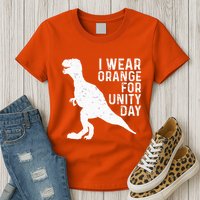 Unity Day Orange Unity Day Dinosaur Womens T-Shirt