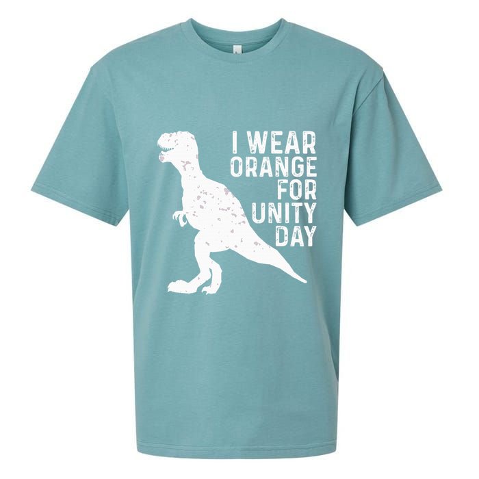 Unity Day Orange Unity Day Dinosaur Sueded Cloud Jersey T-Shirt