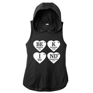 Unity Day Orange Be Kind Chemistry Periodic Table Ladies PosiCharge Tri-Blend Wicking Draft Hoodie Tank