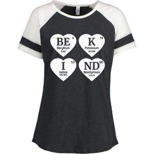 Unity Day Orange Be Kind Chemistry Periodic Table Enza Ladies Jersey Colorblock Tee