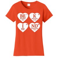 Unity Day Orange Be Kind Chemistry Periodic Table Women's T-Shirt