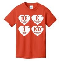 Unity Day Orange Be Kind Chemistry Periodic Table Kids T-Shirt