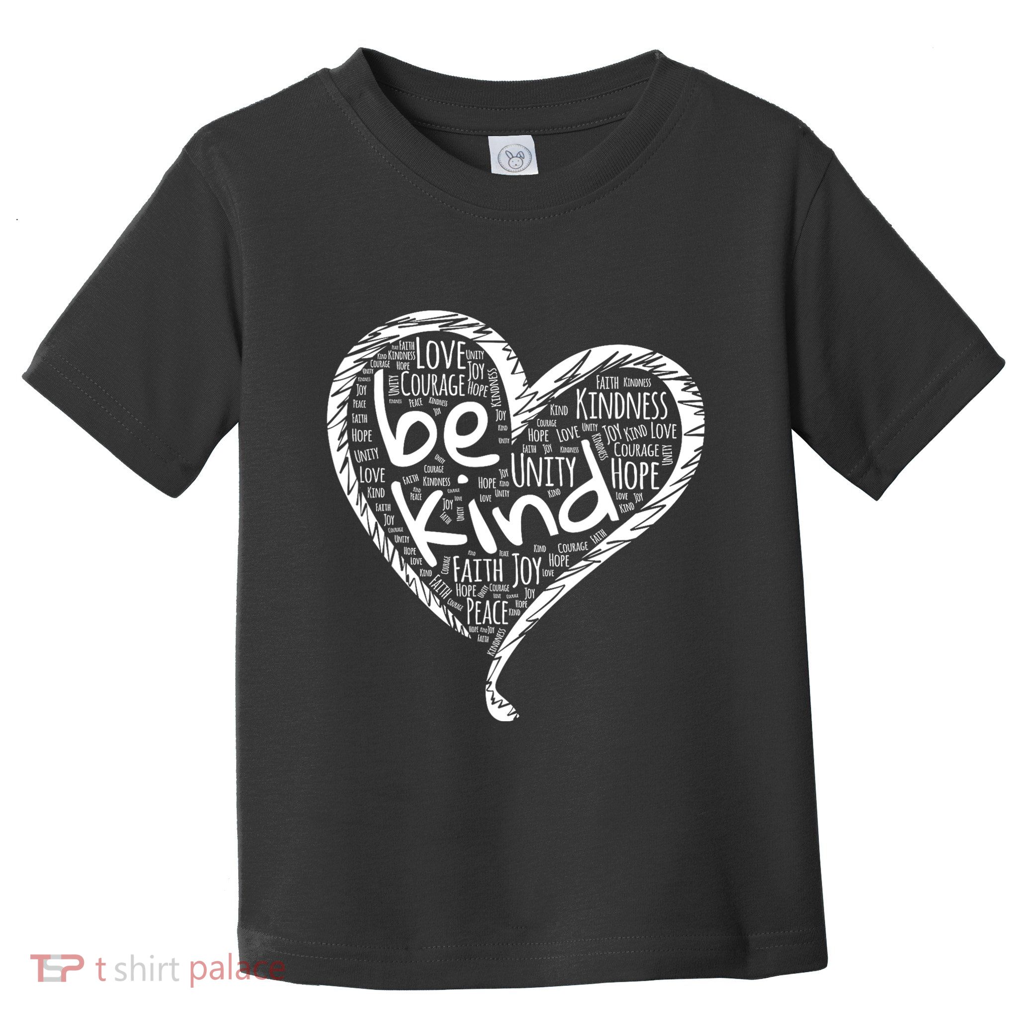 Unity Day Orange Heart Be Kind Anti Bullying Toddler T-Shirt
