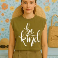 Unity Day Orange Be Kind Anti Bullying Garment-Dyed Women's Muscle Tee
