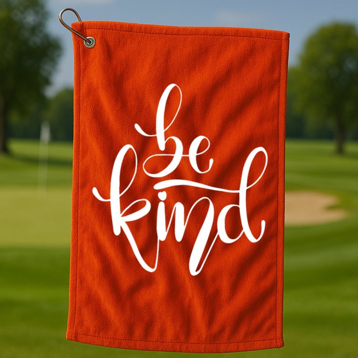 Unity Day Orange Be Kind Anti Bullying Golf Towel
