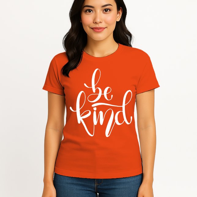 Unity Day Orange Be Kind Anti Bullying Womens T-Shirt