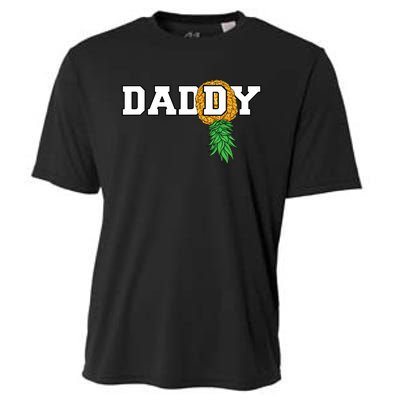 Upside Down Pineapple Swinger Daddy Men Cooling Performance Crew T-Shirt