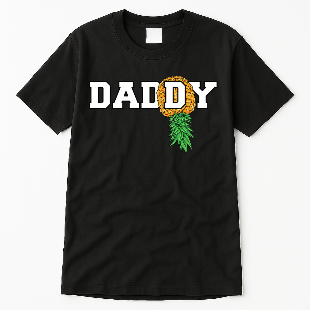 Upside Down Pineapple Swinger Daddy Men Tall T-Shirt