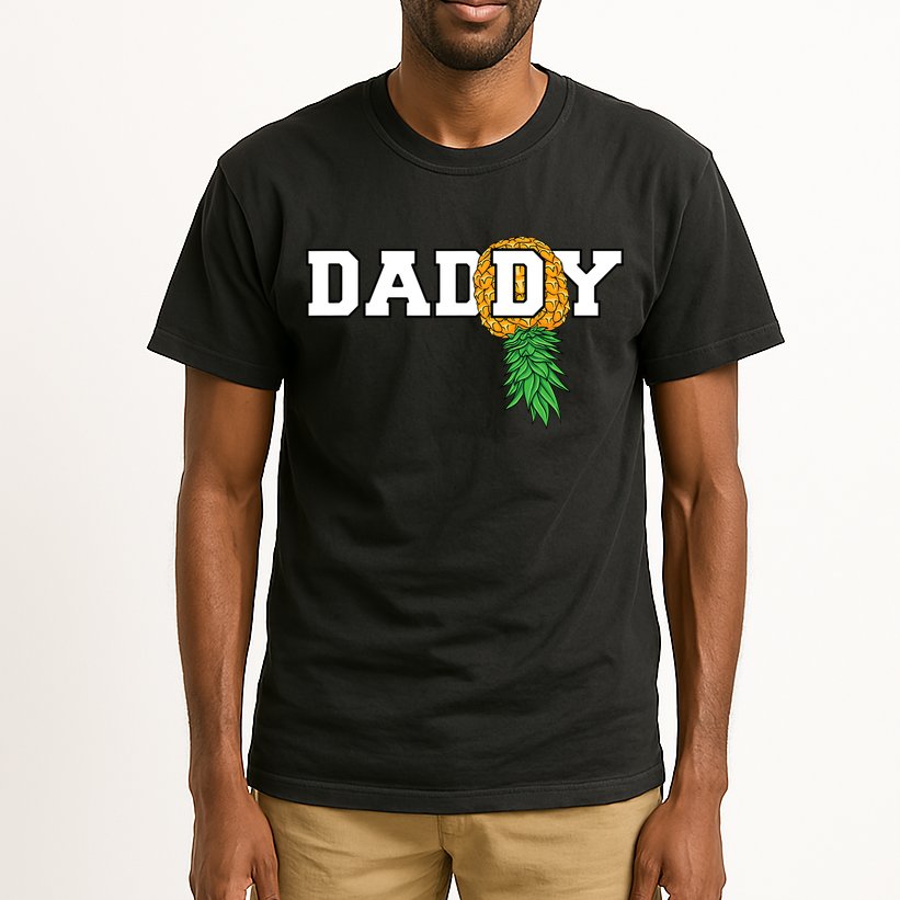 Upside Down Pineapple Swinger Daddy Men Tall T-Shirt