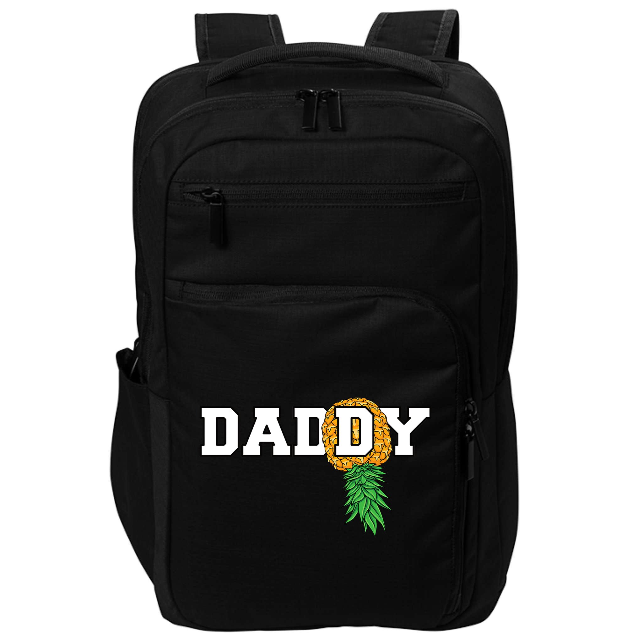 Upside Down Pineapple Swinger Daddy Men Impact Tech Backpack