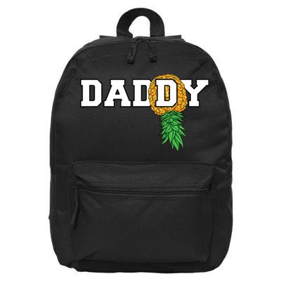 Upside Down Pineapple Swinger Daddy Men 16 in Basic Backpack