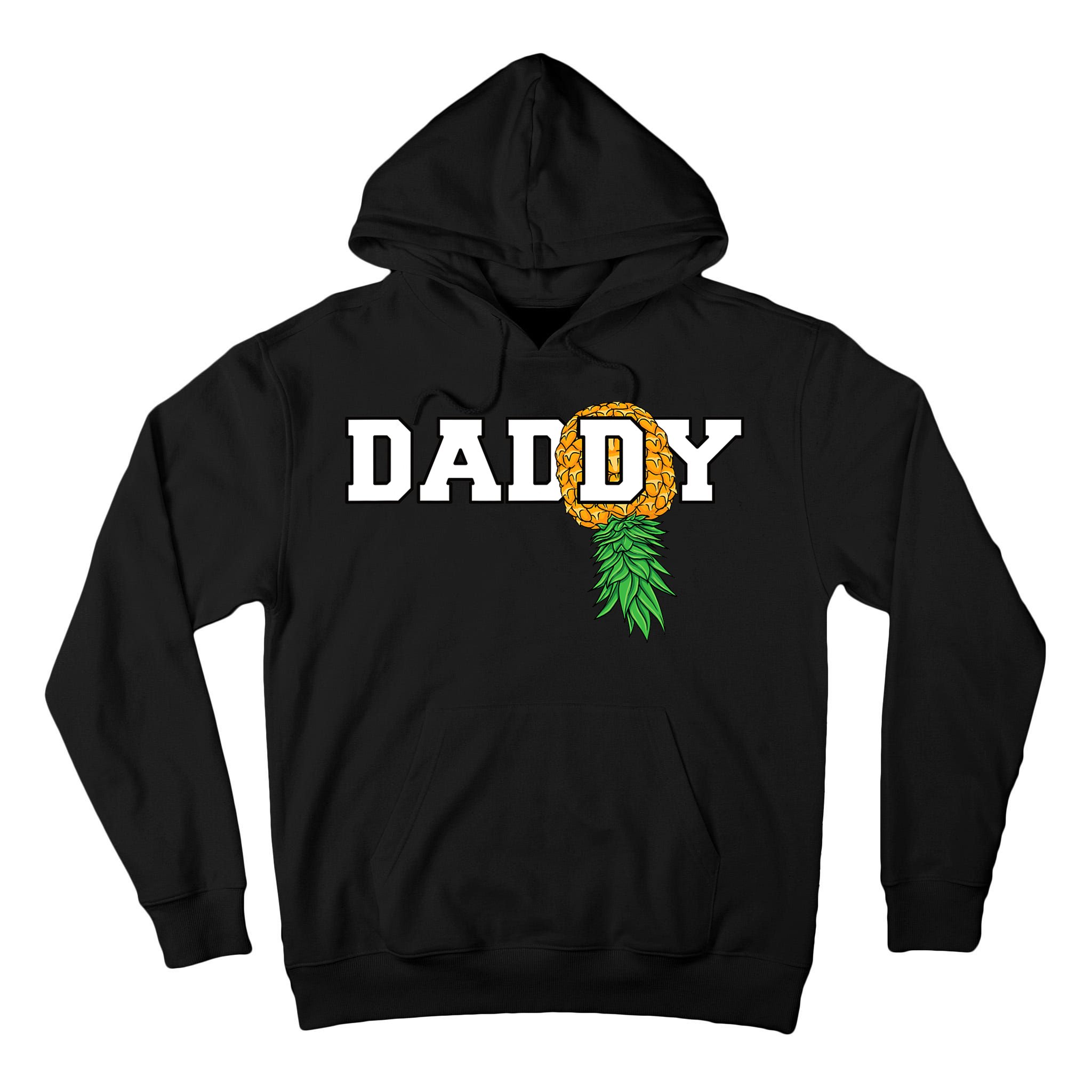 Upside Down Pineapple Swinger Daddy Men Tall Hoodie