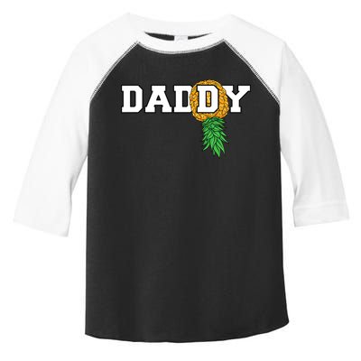 Upside Down Pineapple Swinger Daddy Men Toddler Fine Jersey T-Shirt