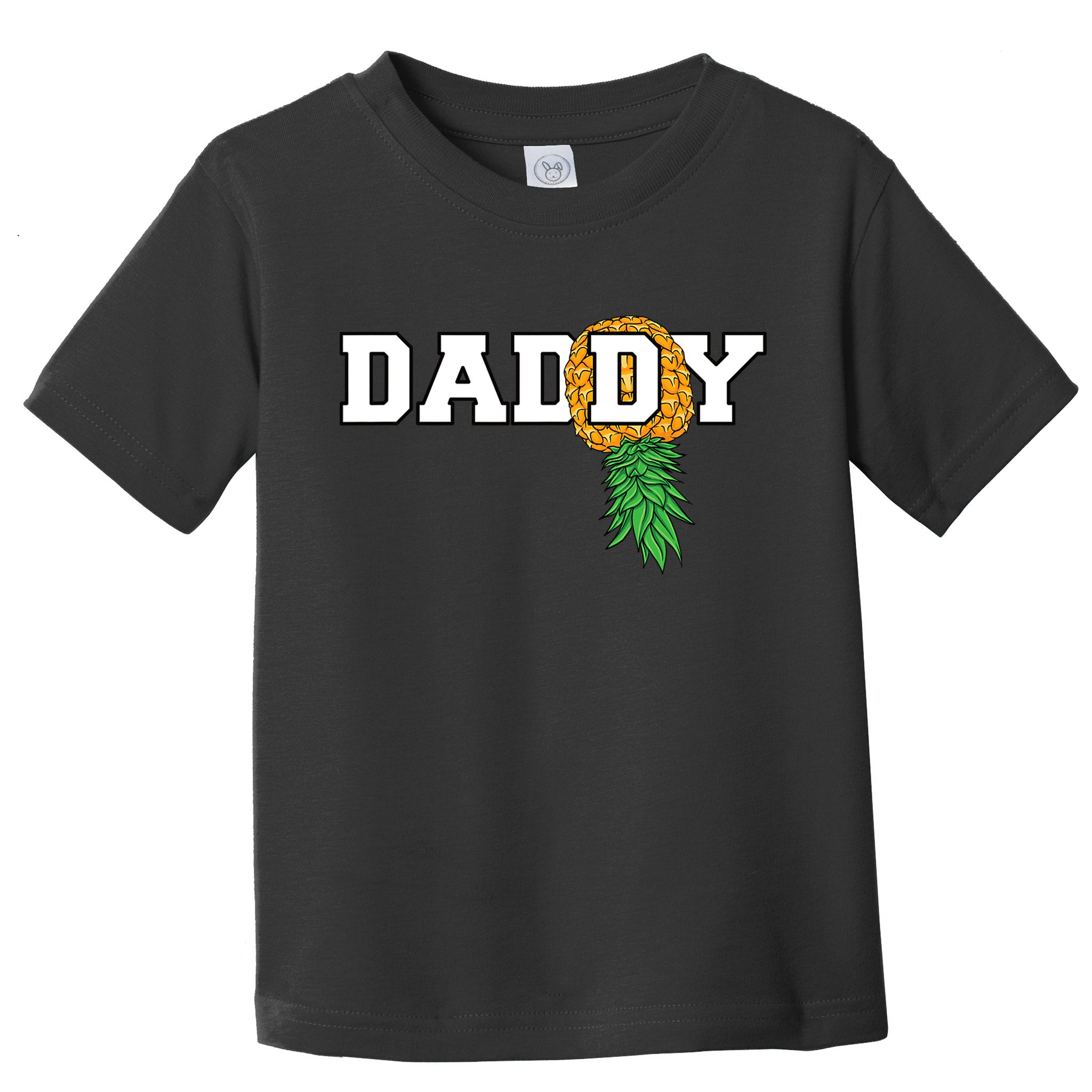 Upside Down Pineapple Swinger Daddy Men Toddler T-Shirt