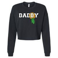 Upside Down Pineapple Swinger Daddy Men Cropped Pullover Crew