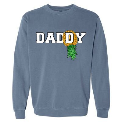 Upside Down Pineapple Swinger Daddy Men Garment-Dyed Sweatshirt