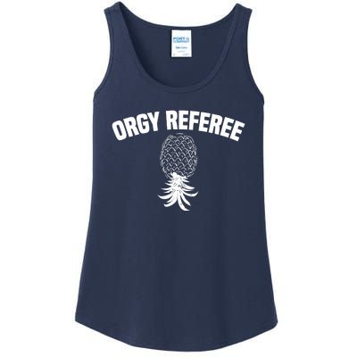 Upside Down Pineapple Group Sex Orgy Referee Swingers Ladies Essential Tank