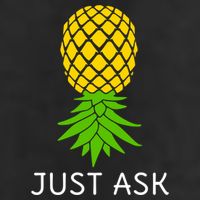Upside Down Pineapple Great Gift Sharing Swinger Gift 7 Panel Mesh Trucker Snapback Hat