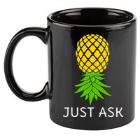 Upside Down Pineapple Great Gift Sharing Swinger Gift 11oz C Handle Ceramic Mug