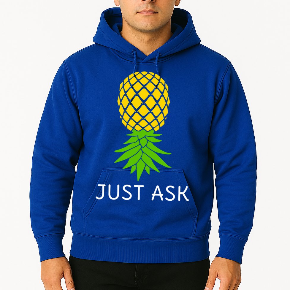 Upside Down Pineapple Great Gift Sharing Swinger Gift Hoodie