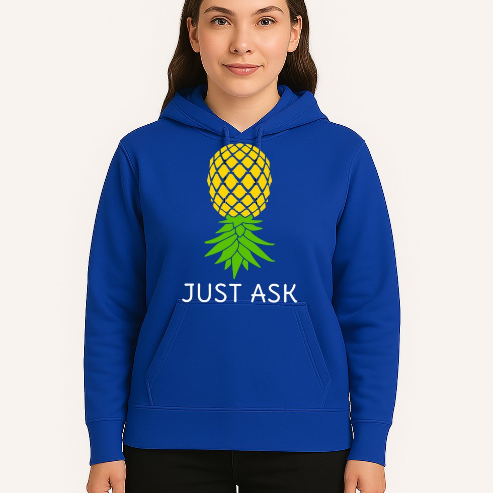 Upside Down Pineapple Great Gift Sharing Swinger Gift Hoodie