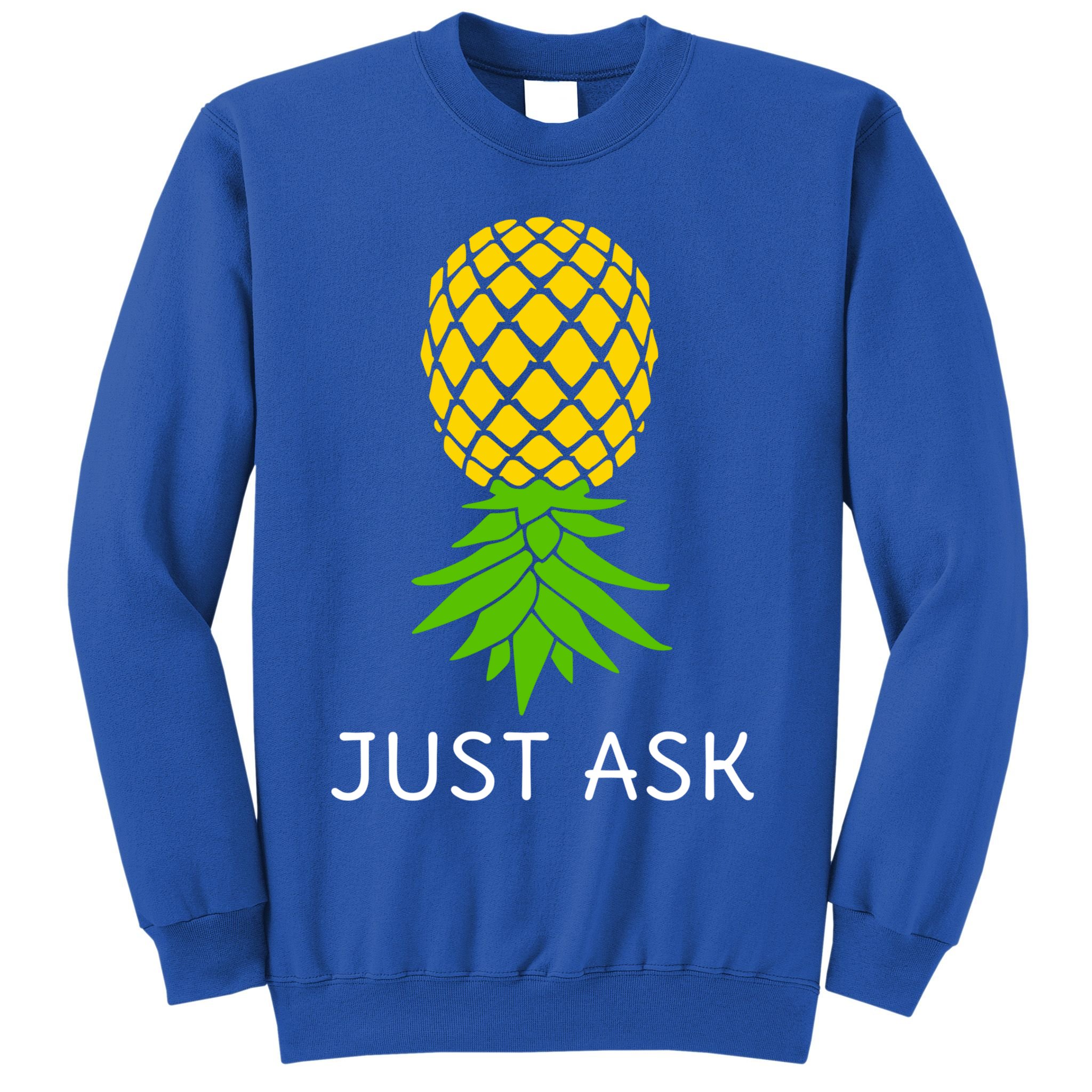 Upside Down Pineapple Great Gift Sharing Swinger Gift Sweatshirt