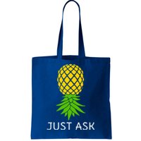 Upside Down Pineapple Great Gift Sharing Swinger Gift Tote Bag