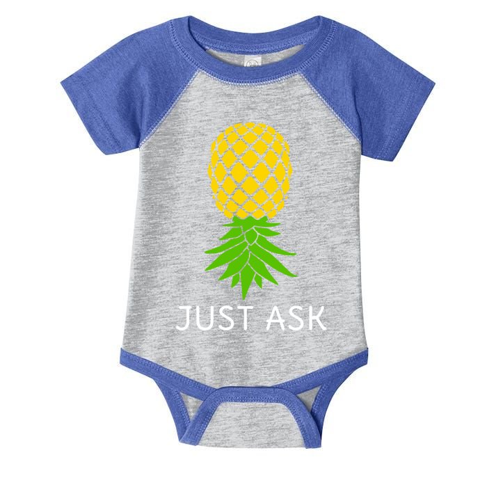 Upside Down Pineapple Great Gift Sharing Swinger Gift Infant Baby Jersey Bodysuit