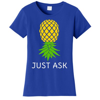 Upside Down Pineapple Great Gift Sharing Swinger Gift Women's T-Shirt