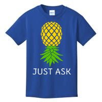 Upside Down Pineapple Great Gift Sharing Swinger Gift Kids T-Shirt