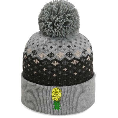 Upside Down Pineapple Gift The Baniff Cuffed Pom Beanie