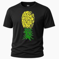 Upside Down Pineapple Gift Cooling Performance Crew T-Shirt