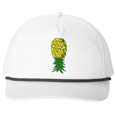 Upside Down Pineapple Gift Snapback Five-Panel Rope Hat