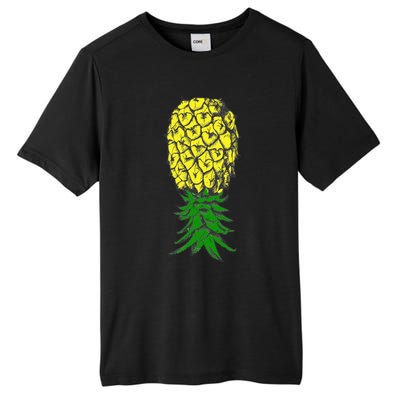 Upside Down Pineapple Gift Tall Fusion ChromaSoft Performance T-Shirt