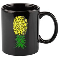 Upside Down Pineapple Gift 11oz C Handle Ceramic Mug