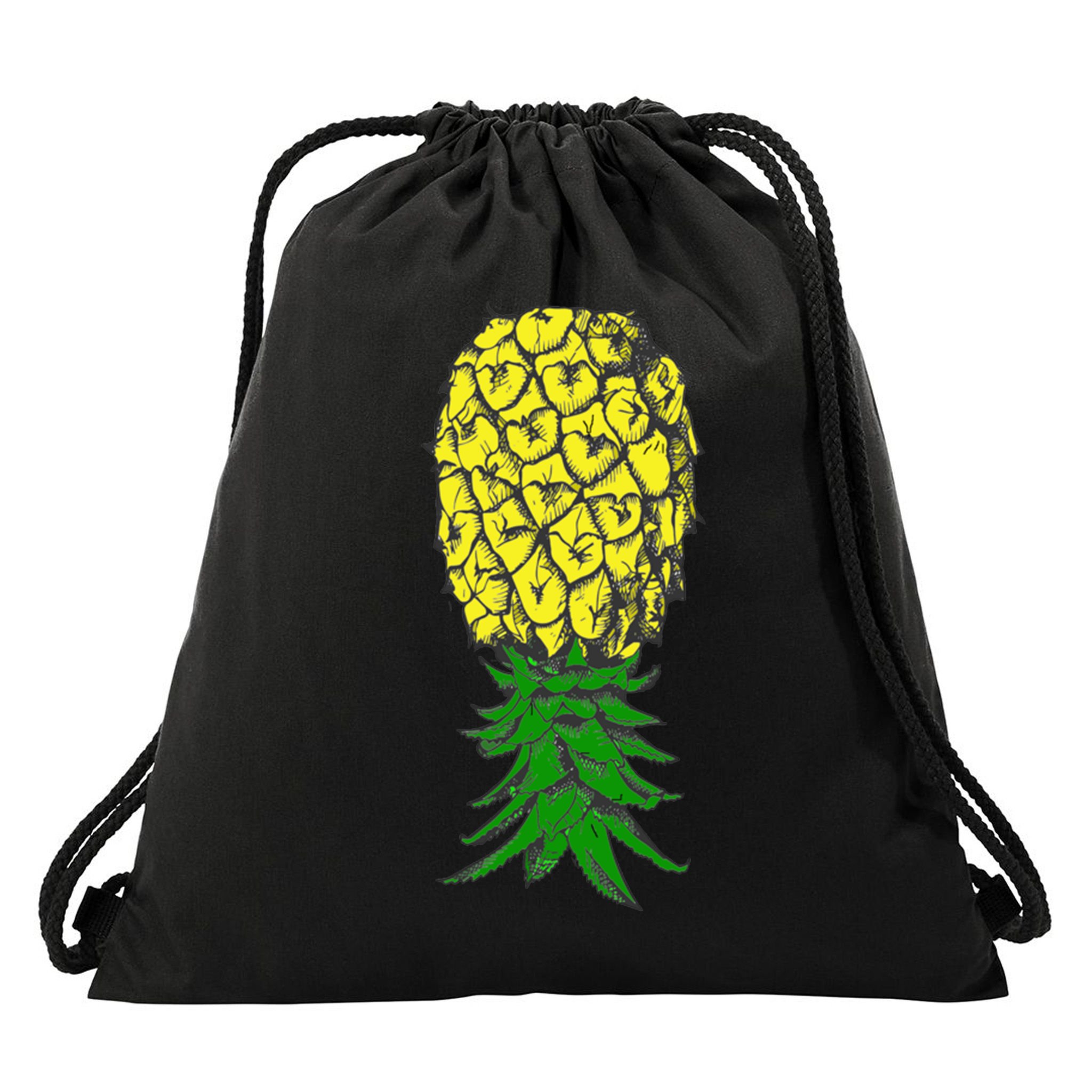 Upside Down Pineapple Gift Drawstring Bag