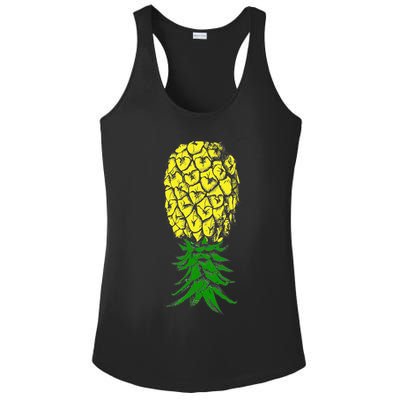 Upside Down Pineapple Gift Ladies PosiCharge Competitor Racerback Tank