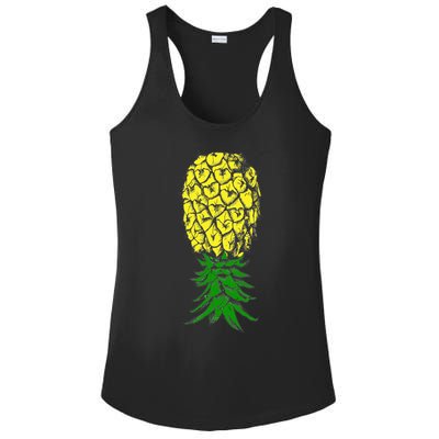 Upside Down Pineapple Gift Ladies PosiCharge Competitor Racerback Tank