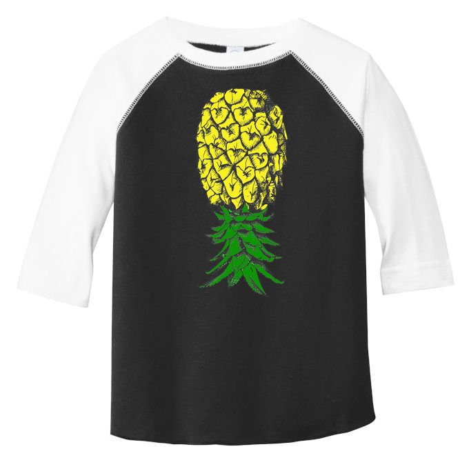 Upside Down Pineapple Gift Toddler Fine Jersey T-Shirt
